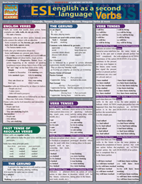 Quick Study Esl Verbs